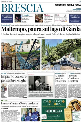 Cover of Corriere della Sera (Brescia)