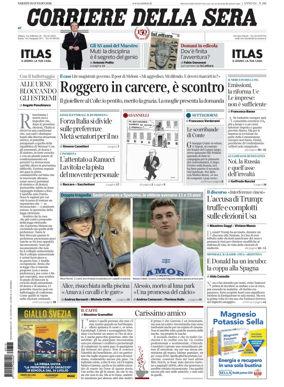 Cover of Corriere della Sera