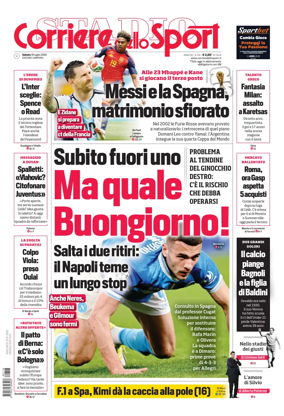 Cover of Corriere dello Sport (Campania)
