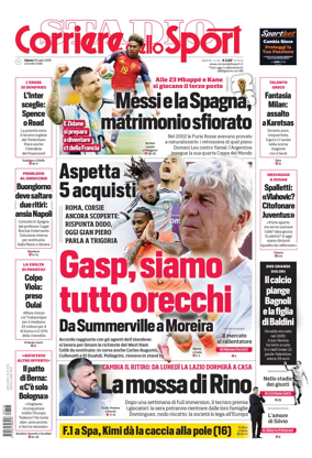 Cover of Corriere dello Sport (Lazio)