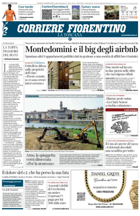 Cover of Corriere Fiorentino