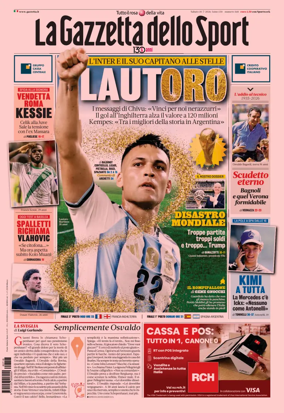 Cover of La Gazzetta dello Sport - Napoli