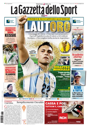 Cover of La Gazzetta dello Sport - Roma
