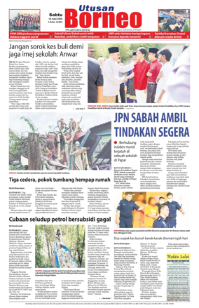 Cover of Utusan Borneo (Sabah)