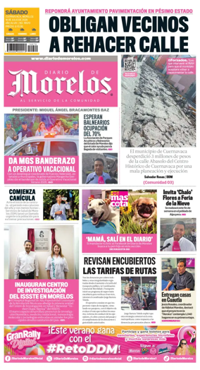 Cover of Diario de Morelos