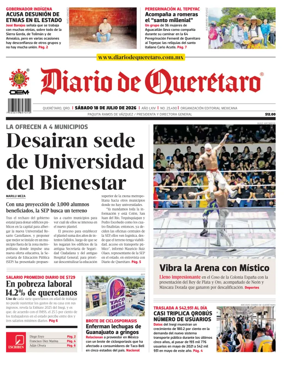 Cover of Diario de Queretaro