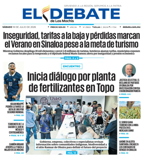 Cover of El Debate de Los Mochis