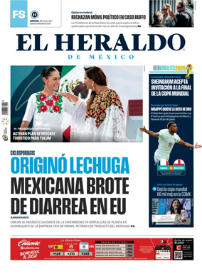 Cover of El Heraldo de Mexico