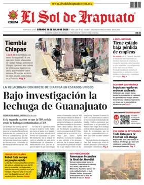 Cover of El Sol de Irapuato
