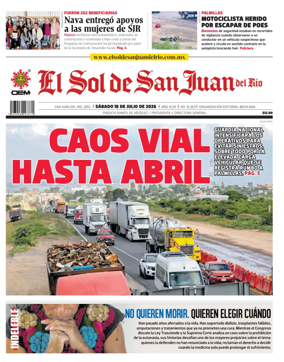 Cover of El Sol de San Juan del Rio