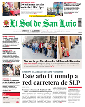 Cover of El Sol de San Luis Potosi