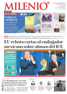 Cover of Milenio Edo de Mexico