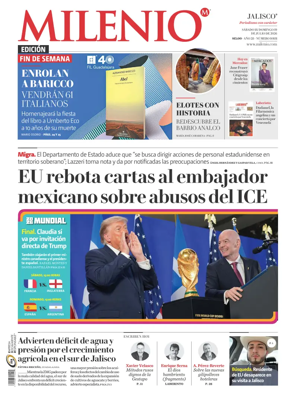 Cover of Milenio Jalisco
