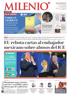 Cover of Milenio Monterrey