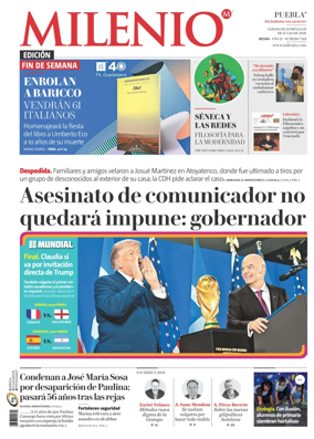 Cover of Milenio Puebla