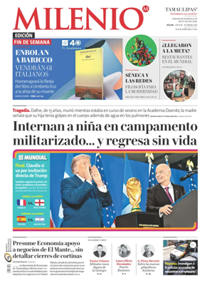 Cover of Milenio Tamaulipas