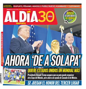 Cover of Periodico Al Dia (Irapuato)