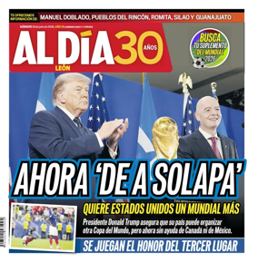 Cover of Periodico Al Dia (Leon)