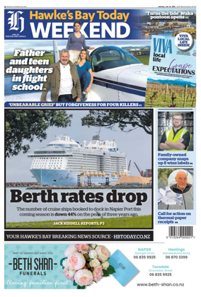 Cover of Hawke's Bay Today