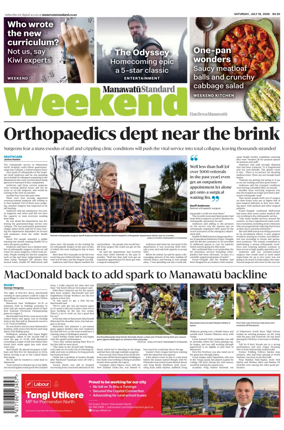 Cover of Manawatu Standard
