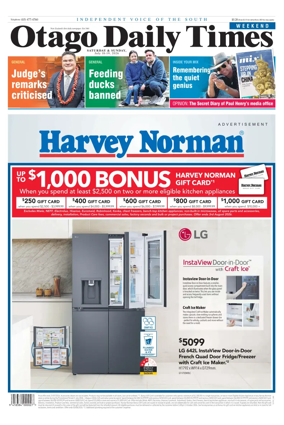 Cover of Otago Daily Times