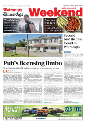 Cover of Wairarapa Times-Age (NZ)