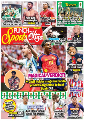 Cover of Punch Sports Extra