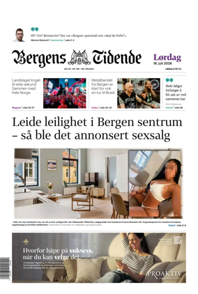 Cover of Bergens Tidende