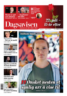 Cover of Dagsavisen