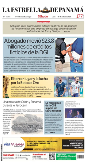 Cover of La Estrella de Panama