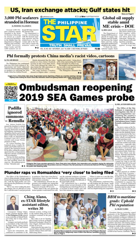 Cover of The Philippine Star