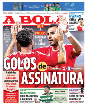 Cover of A BOLA (Portuguese)