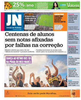 Cover of Jornal de Noticias