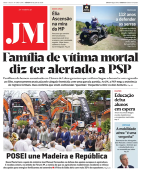 Cover of Jornal Madeira