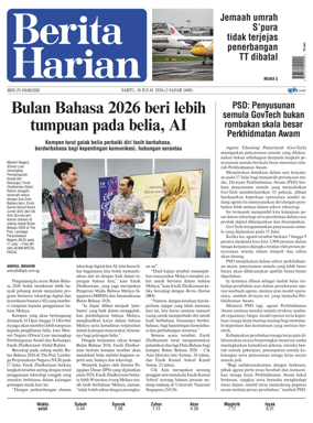 Cover of Berita Harian