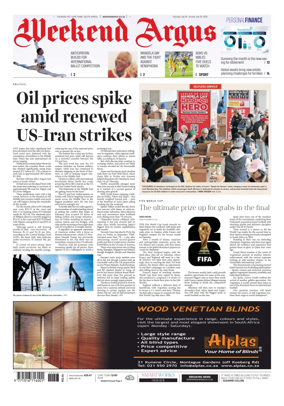 Cover of Weekend Argus (Saturday Edition)