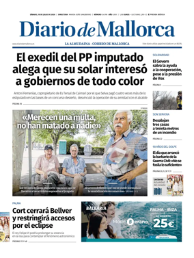 Cover of Diario de Mallorca