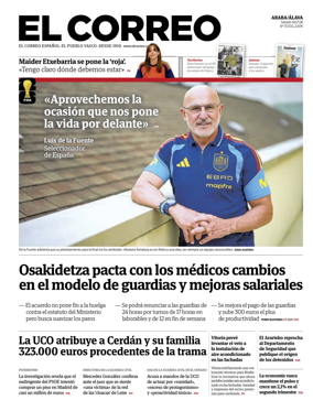 Cover of EL Correo (Alava)