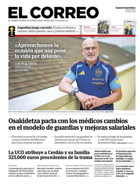 Cover of El Correo (Margen izquierda)