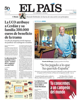 Cover of EL PAIS Valencia