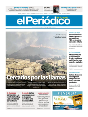 Cover of El Periodico Aragon