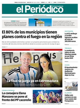 Cover of El Periodico Extremadura