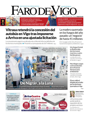 Cover of Faro de Vigo