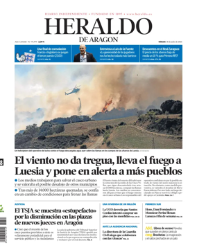 Cover of Heraldo de Aragon