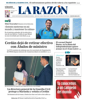 Cover of La Razon (Andalucia)