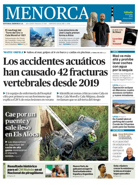 Cover of Menorca Diario Insular
