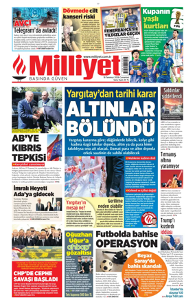 Cover of Milliyet