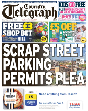 Cover of Coventry Telegraph