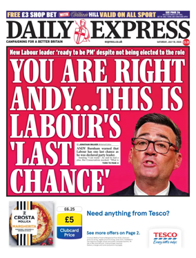 Cover of Daily Express