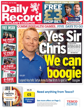 Cover of Daily Record